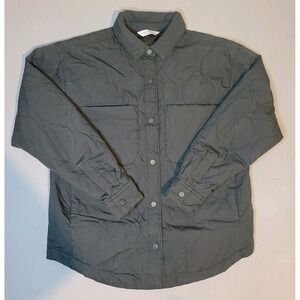 Alpine Design Women's AD Quilt Shirt Jacket, Black, Size‎ Small, EUC